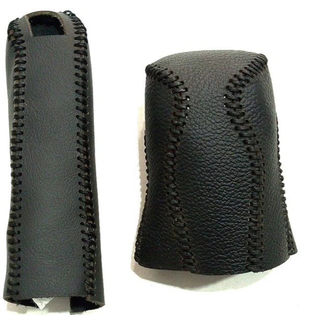 Alsvin Gear + Handbrake Leather Cover Black
