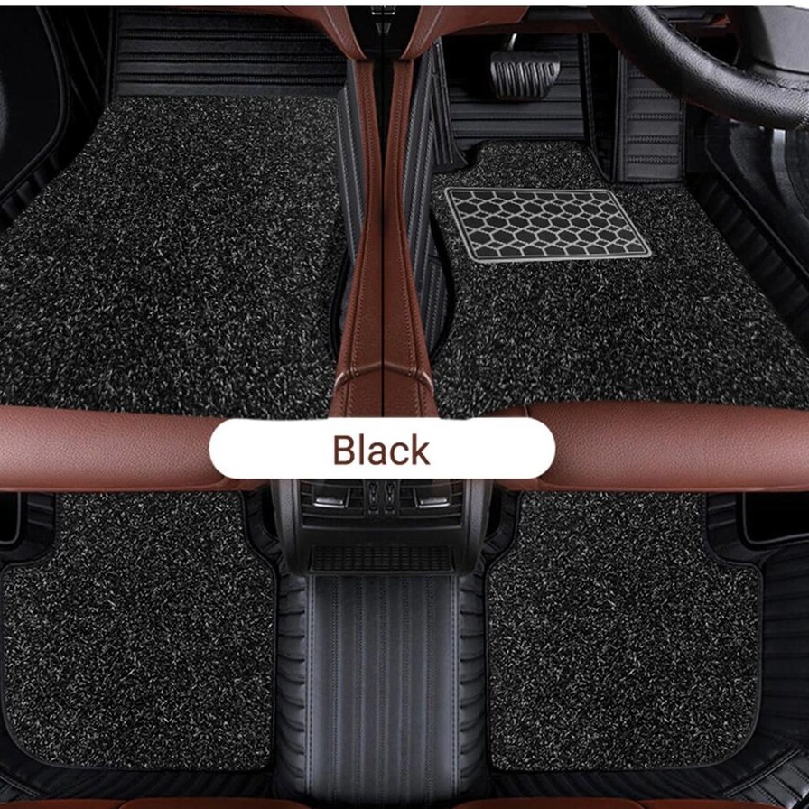 Audi A3 9D Floor Mat Black With Gray, Brown 3pcs Model 2012-2018