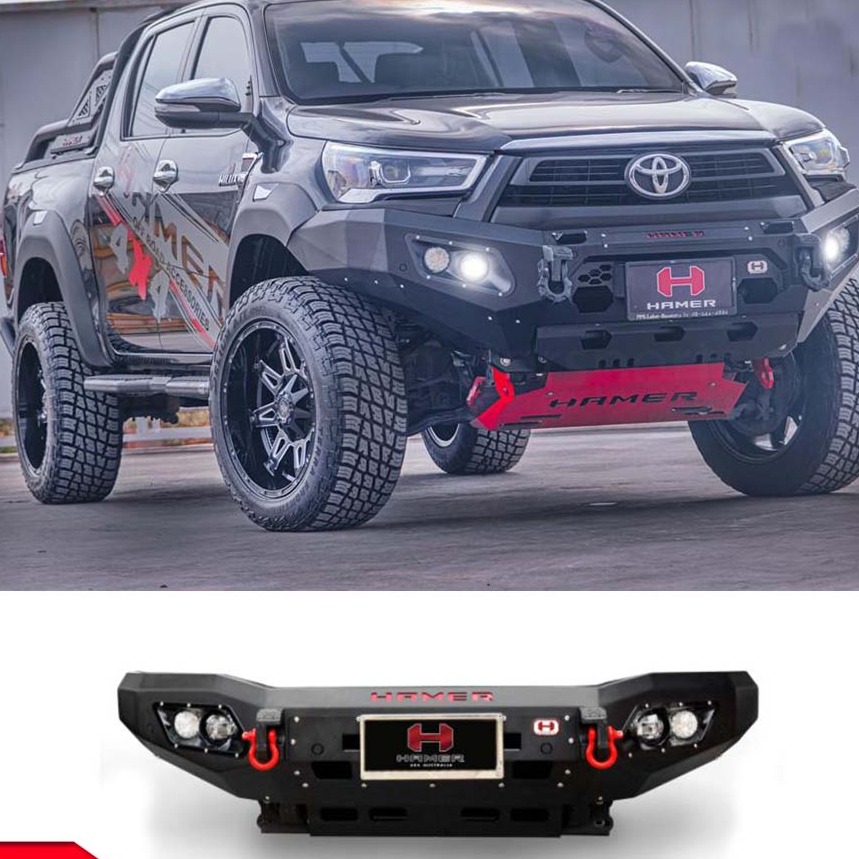Toyota Hilux Revo Front Bumper Hamer W/O Glasses PK Model 2017-2020