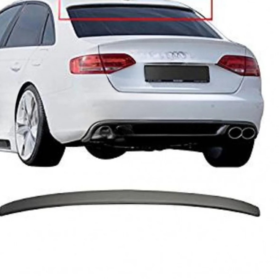 Audi A4 Roof Spoiler Unpainted (533B-A4-12Taiwan) Model 2008-2016