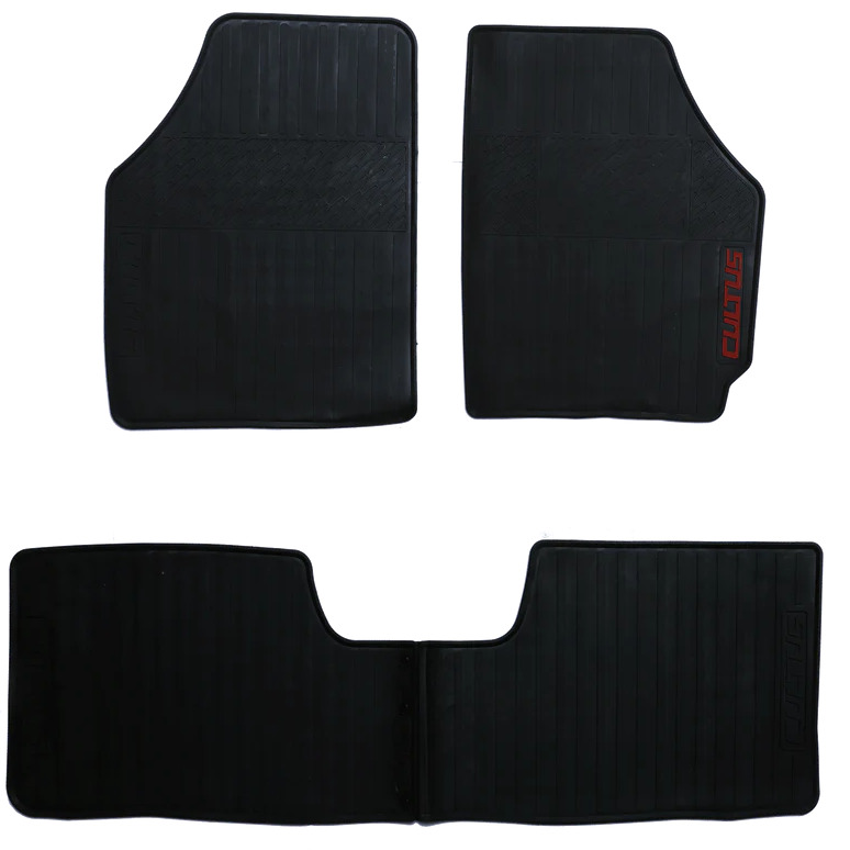 Suzuki Cultus Rubber Floor Mat Black (Imported) Model 2017-2022