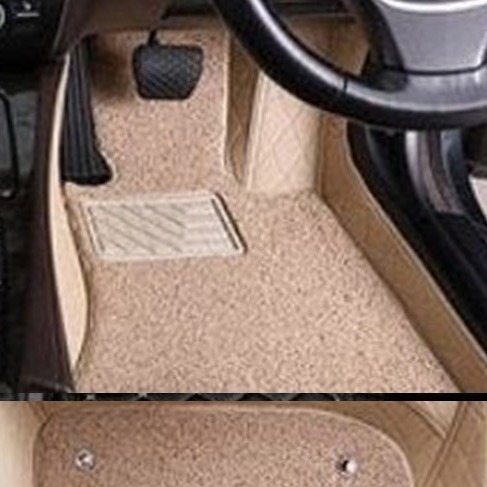 Toyota Yaris 9D Floor Mat Beige with Double Grass 3pcs Mode 2020-2021