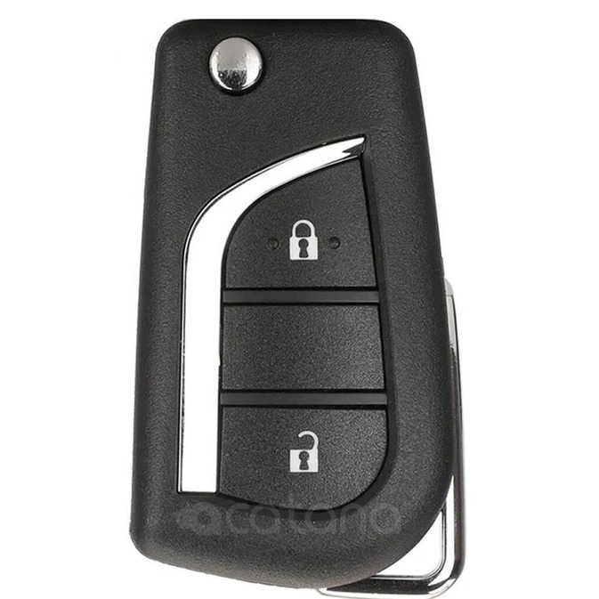 Toyota Corolla Metal Key Case - Golden Model 2018-2020