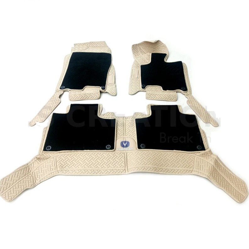 Changan Oshan X7 Carpet 9D Floor Mat Beige (PU) Model 2022-2023 (832)