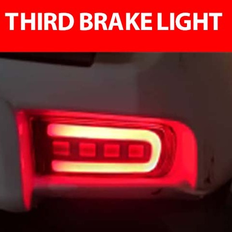 Toyota Prado FJ150 Back Bumper Reflector Lava Style Red Model 2009-2019