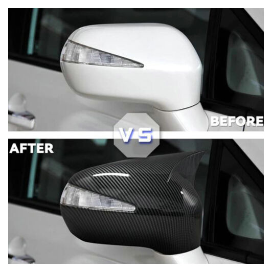 Honda Civic Door Side Mirror Cover Carbon Fiber - Model 2006-2012