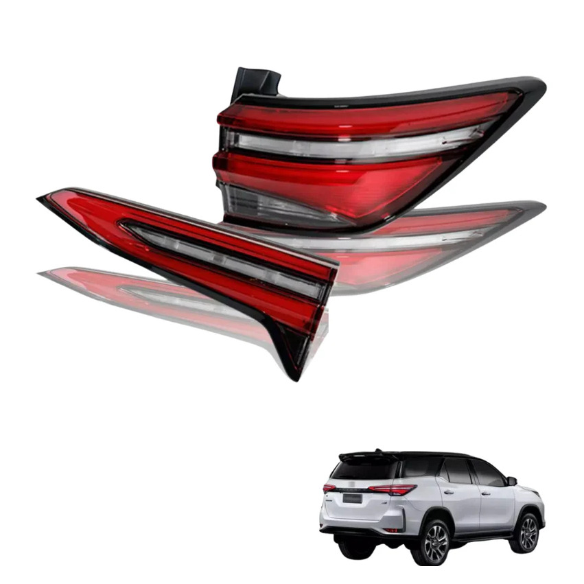 Toyota Fortuner Back Light Legender Style V3 Red - Model 2016-2021