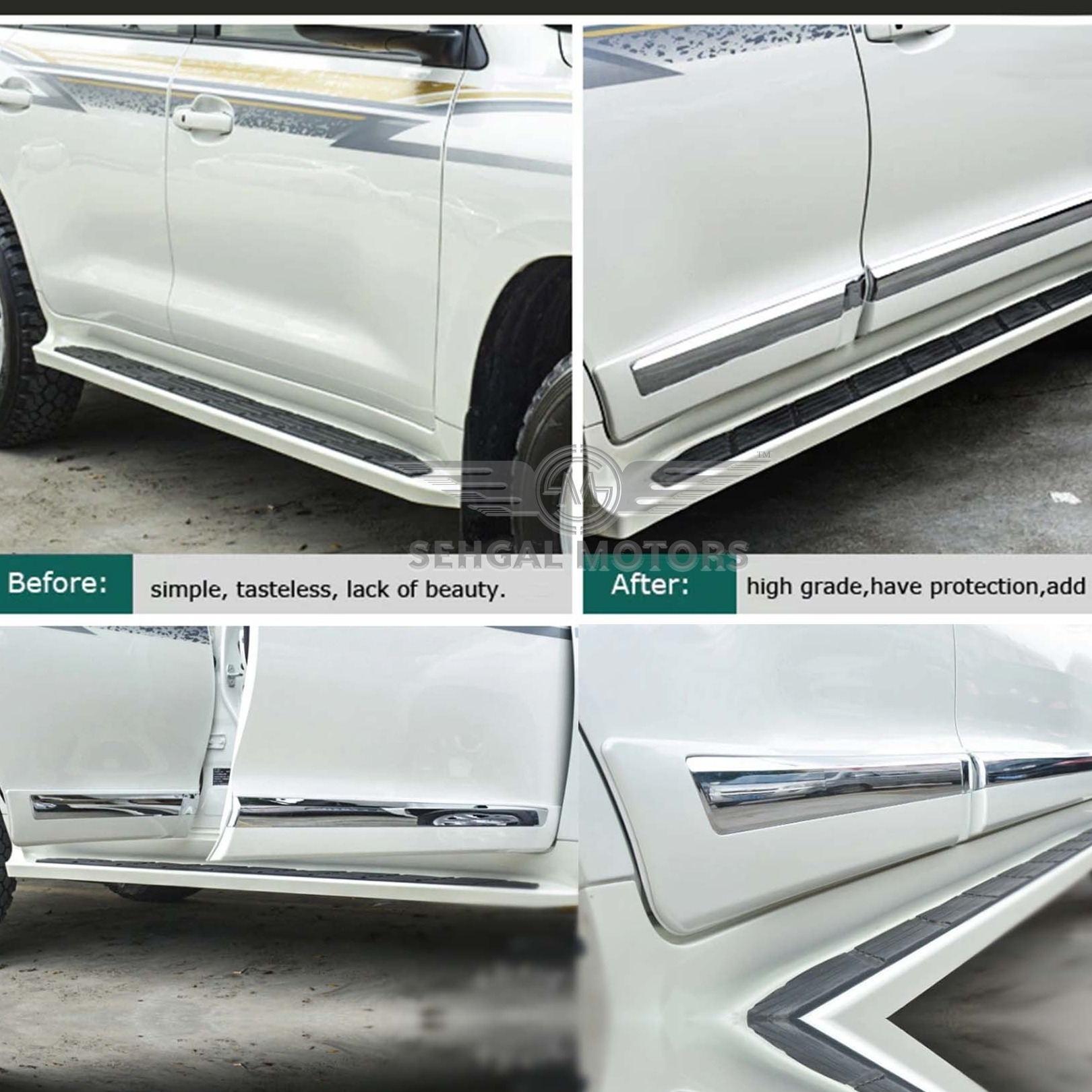 Toyota FJ200 Land Cruiser Door Molding Model 2014