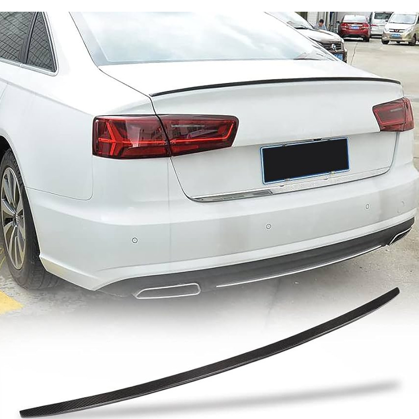 Audi A6 Trunk Lip Spoiler Unpainted (PK) Model 2011-2018