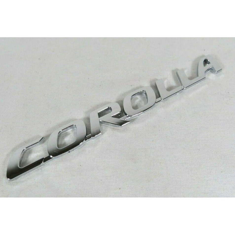 "Corolla" Trunk Monogram Small Model: 2009-2023 Chrome Genuine