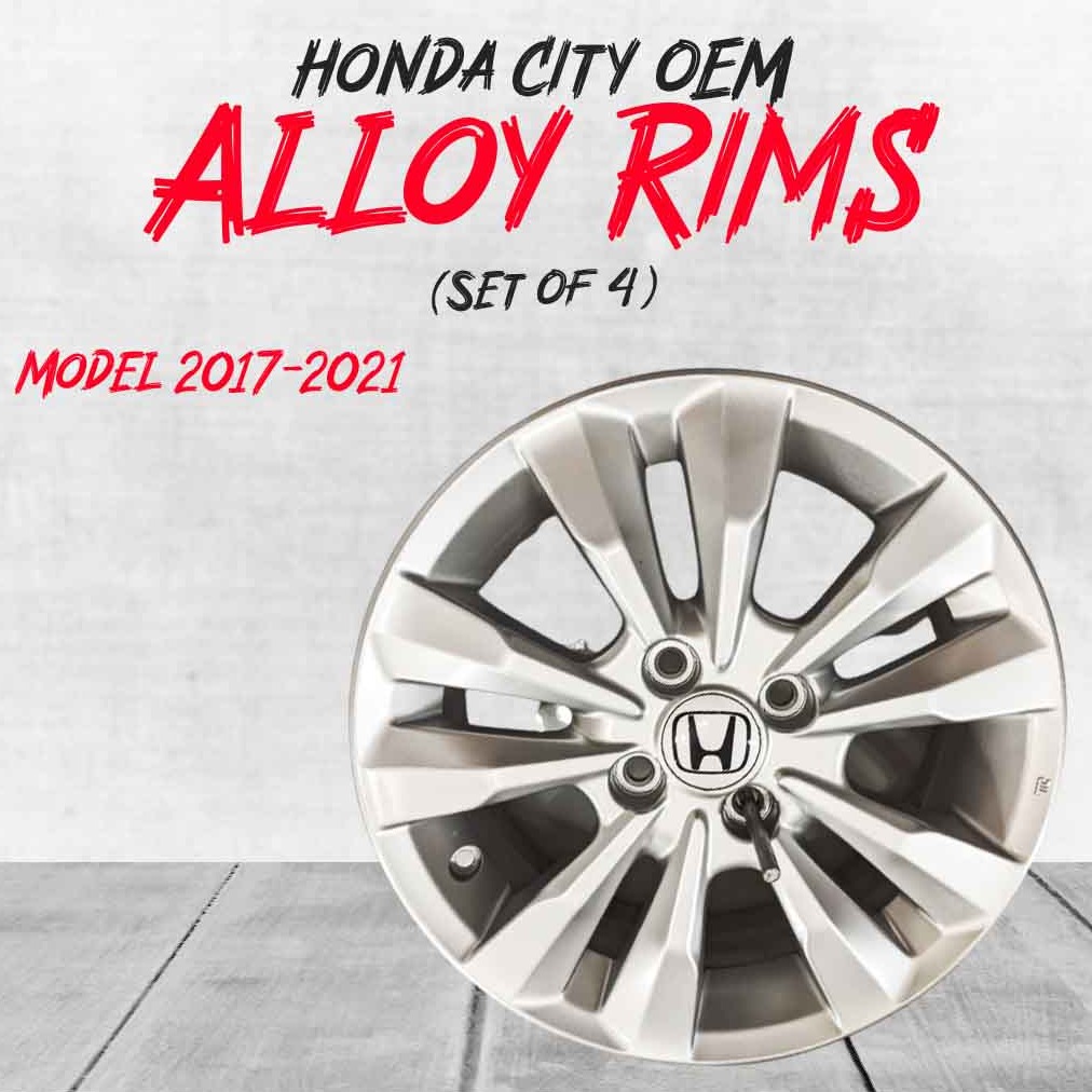 Honda City Alloy Rim OEM style 15 Inches (Silver) - Model 2017-2021 Code 1537