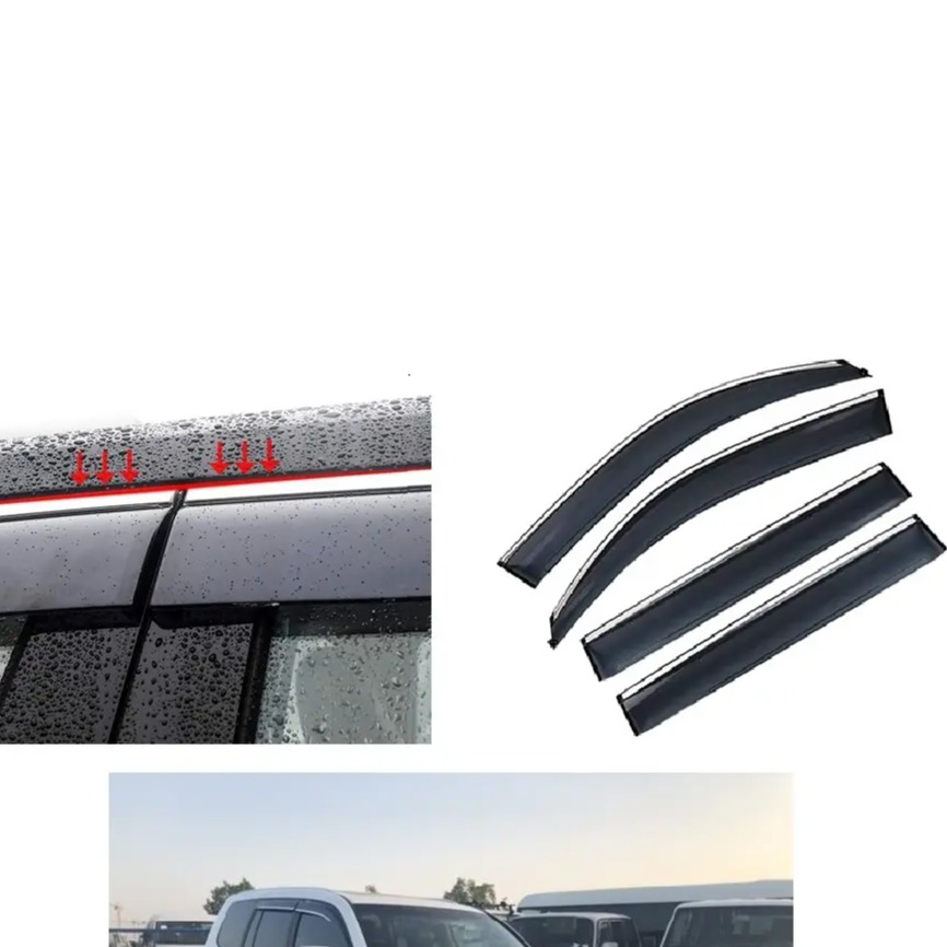 Toyota Land Cruiser FJ200 Air Press/Sunvisor With Chrome Model 2009-2015