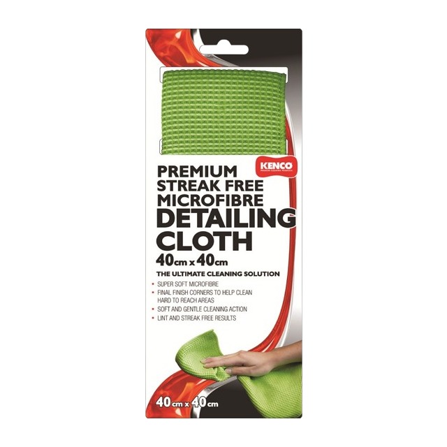 Kenco Premium Microfiber Detailing Cloth 40x40cm