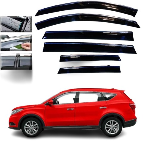 DFSK Glory 580 Pro Air Press / Sunvisor  TXR Chrome (6Pcs)