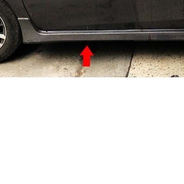 Toyota Corolla Grande Side Skirts Unpainted - Model 2014-217