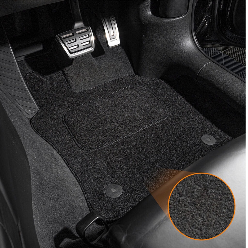 Peugeot 2008 Carpet Floor Mat Black And Gray Model 2022 AM