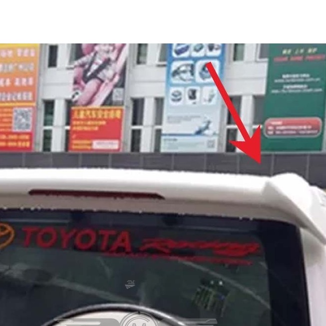 Toyota Land Cruiser FJ100 Roof Spoiler Model 1998-2001
