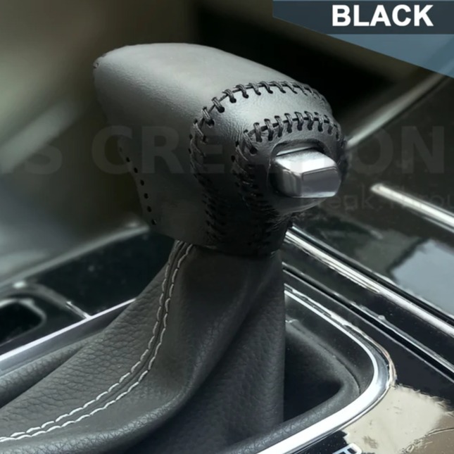Oshan X7 Gear Lever Cover Leather Black