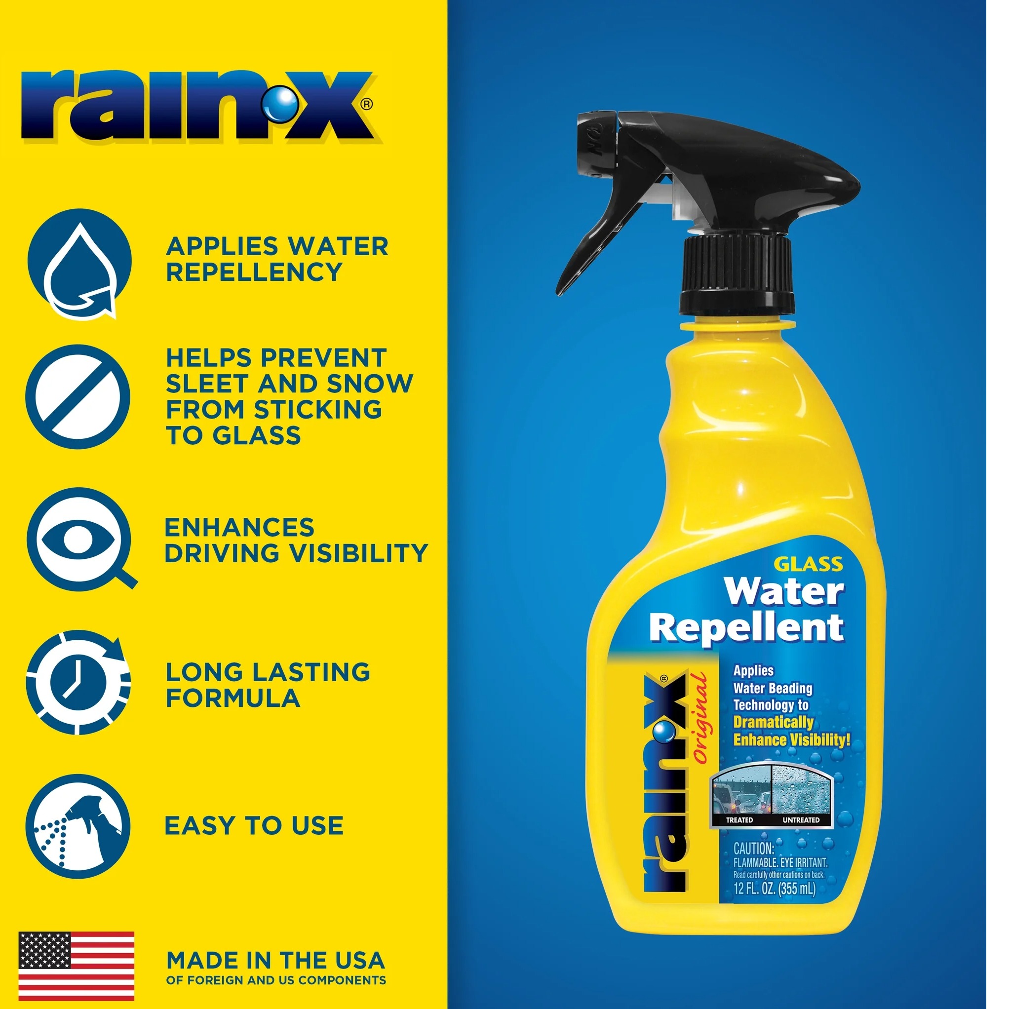 RAINX PLASTIC WATER REPELLANT  (355ML)